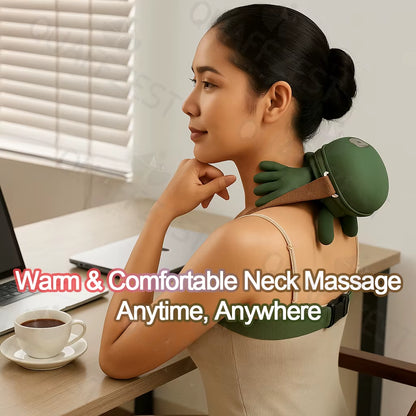 N7 Electric Neck and Shoulder Muscle Massager Wireless Shoulder and Back Kneading Massage Shawl Neck Masajeador Relax Pain Relie